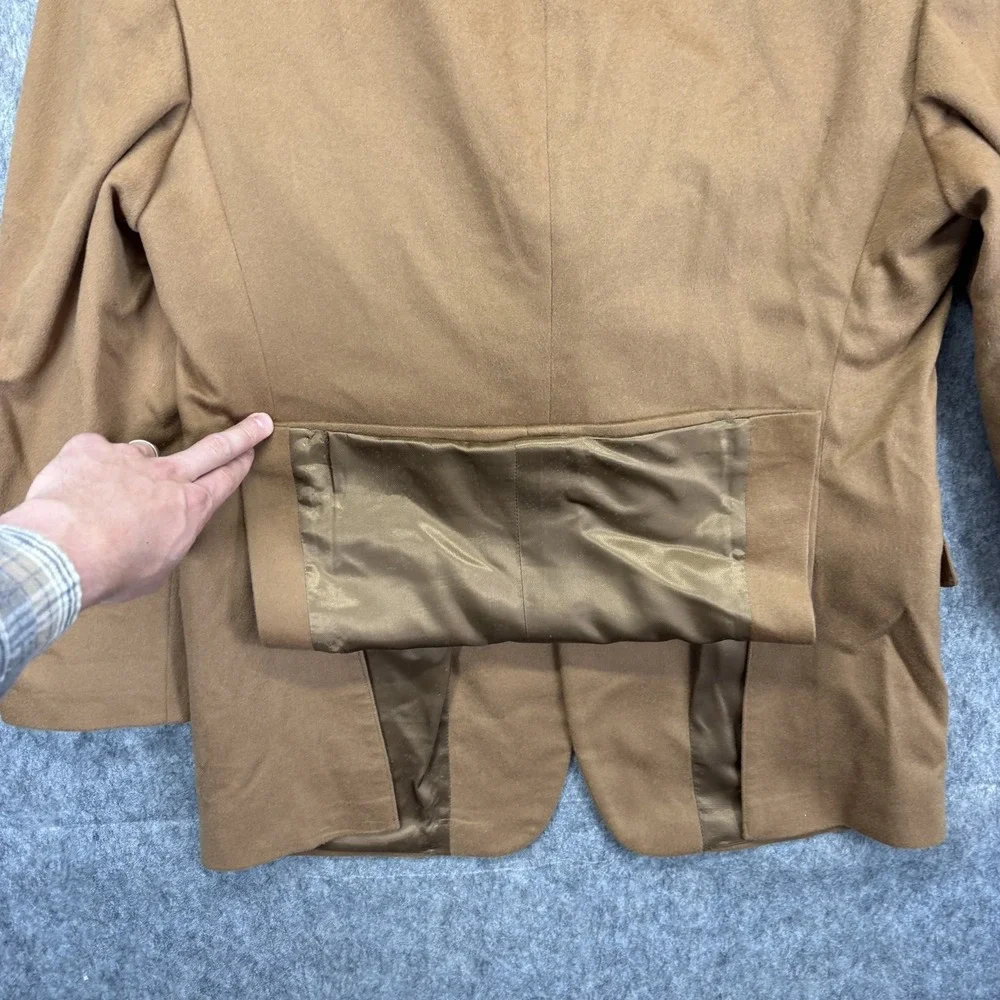 Vintage Brooks Brothers‎ 100% Cashmere Blazer Men's 41R Brown Preppy Sport Coat
